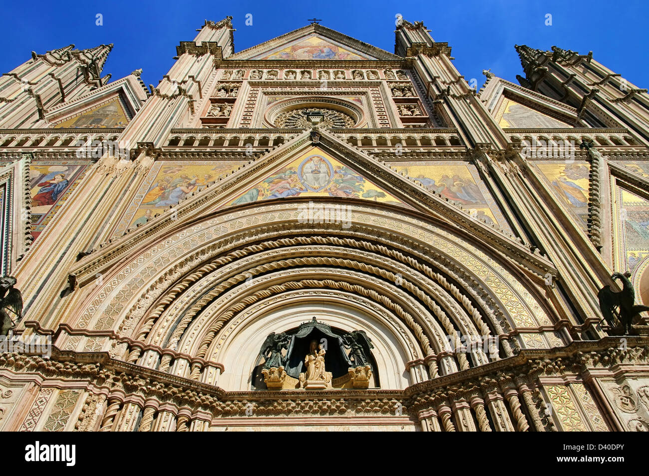 La cathédrale d'Orvieto Orvieto - Dom 03 Banque D'Images
