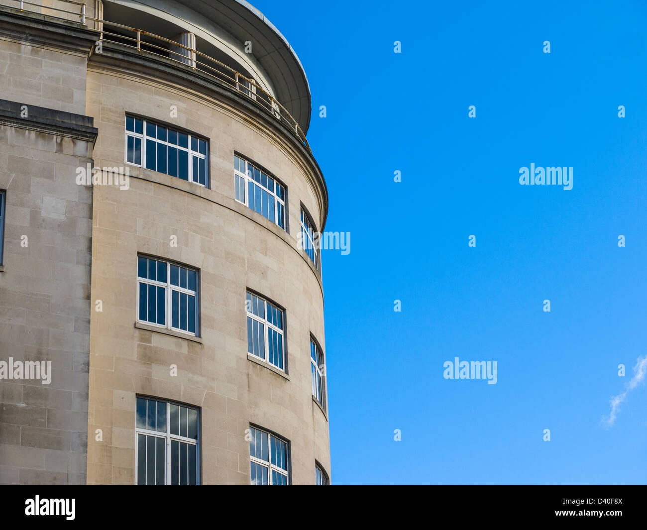 Porte ouest, un bâtiment classé Grade II dans le centre de Bristol, Angleterre. Banque D'Images