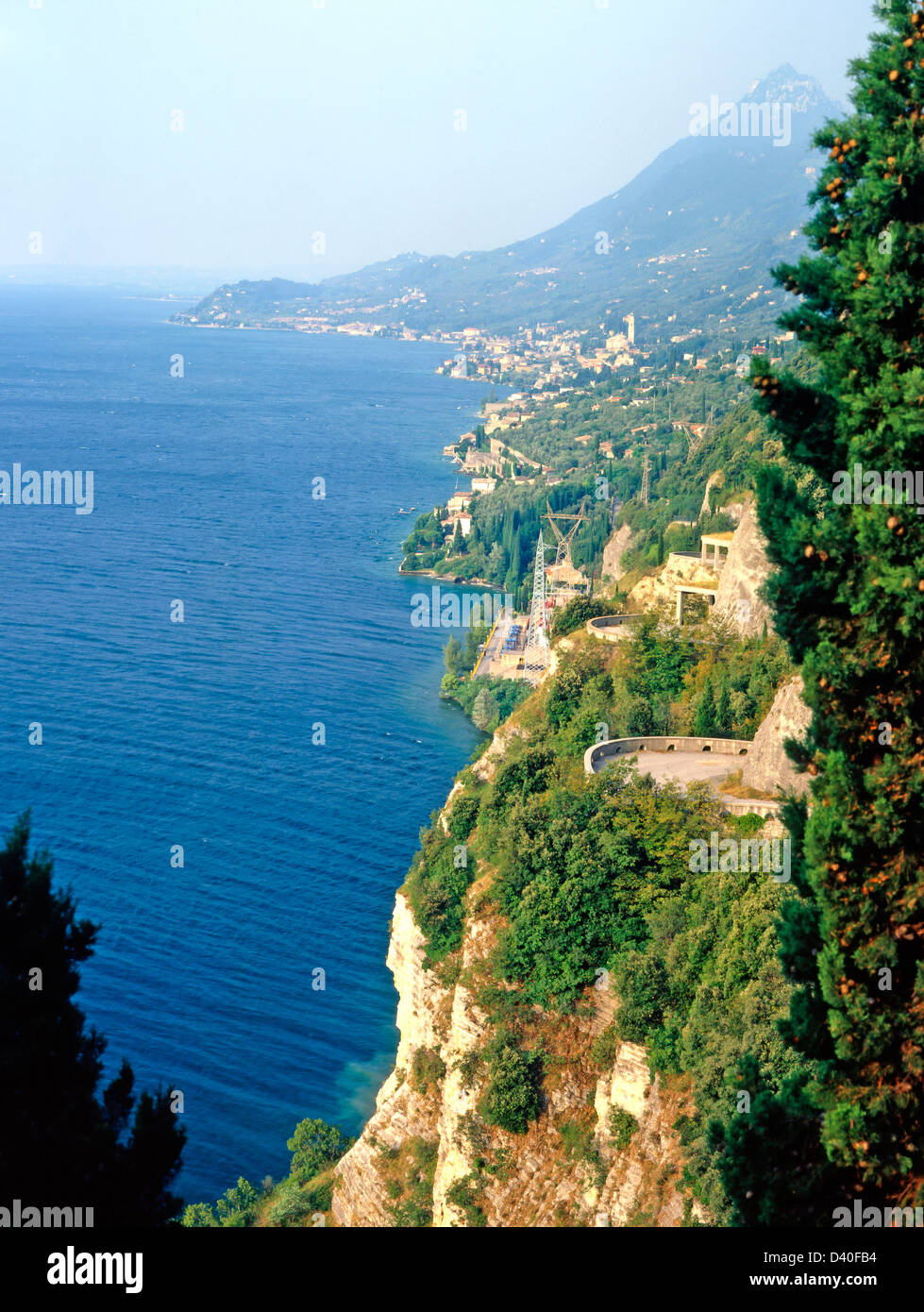 De la côte Amalfi, Italie Banque D'Images