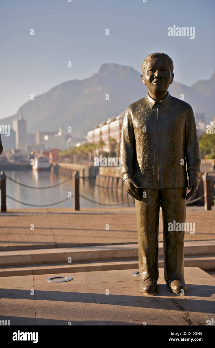 Monument de la guerre des prix Nobel de la paix lauréats dans Cape Town Banque D'Images