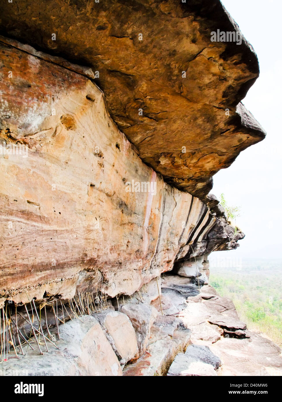 Parc national de Pha Taem dans la province d'Ubon Ratchathani, Thaïlande Banque D'Images