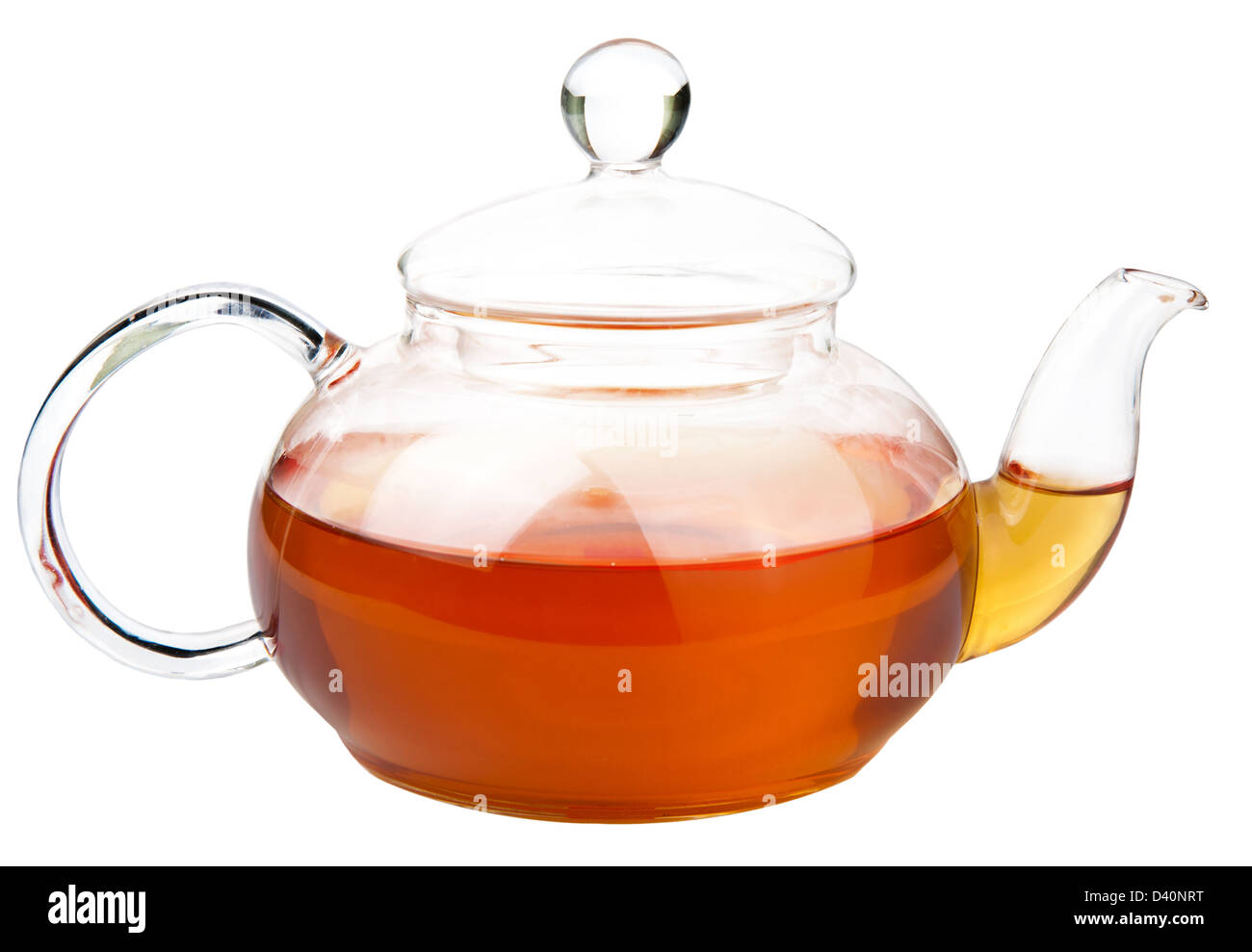 Tea pot isolé Banque D'Images