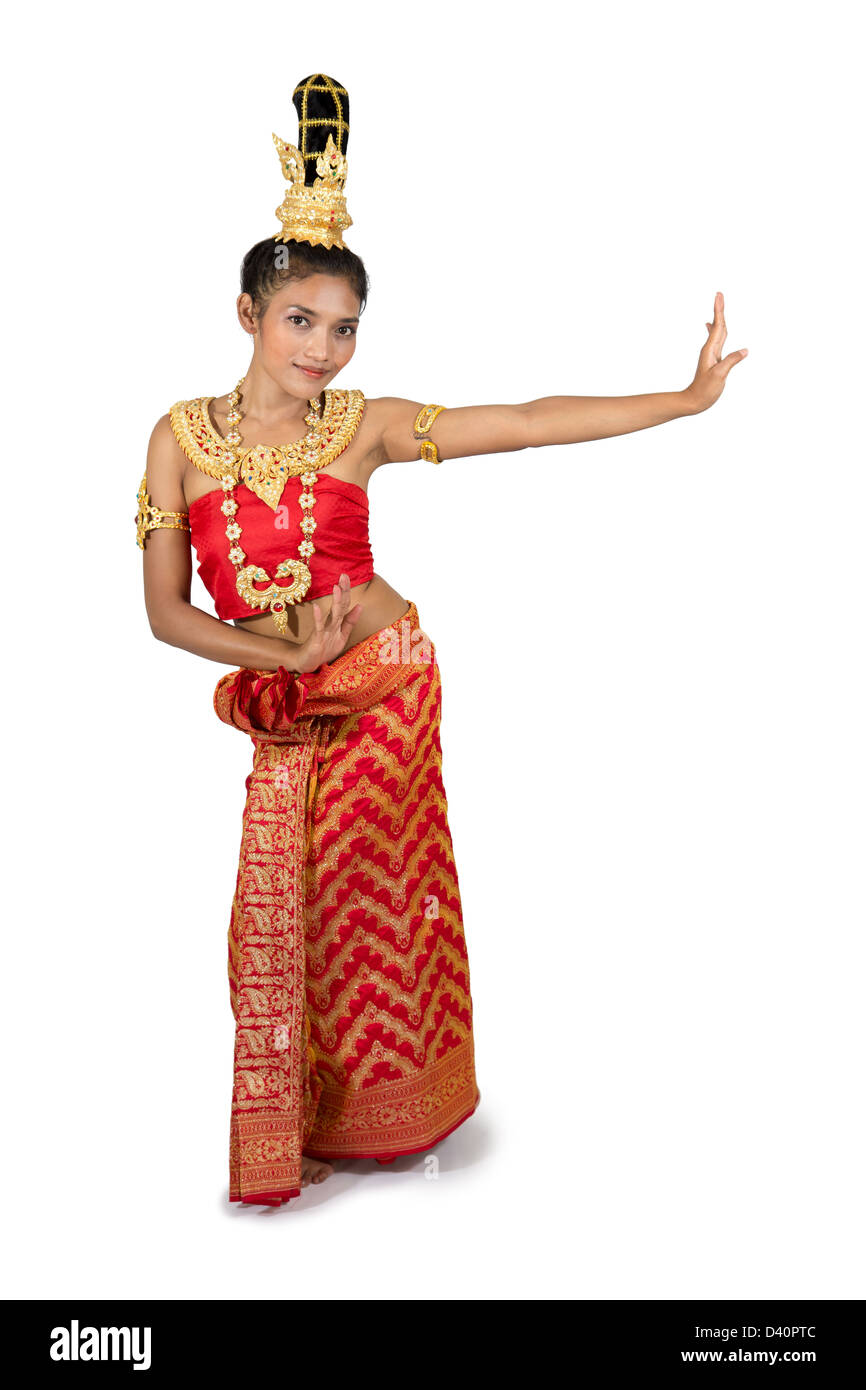 Danseuse thaï Banque D'Images
