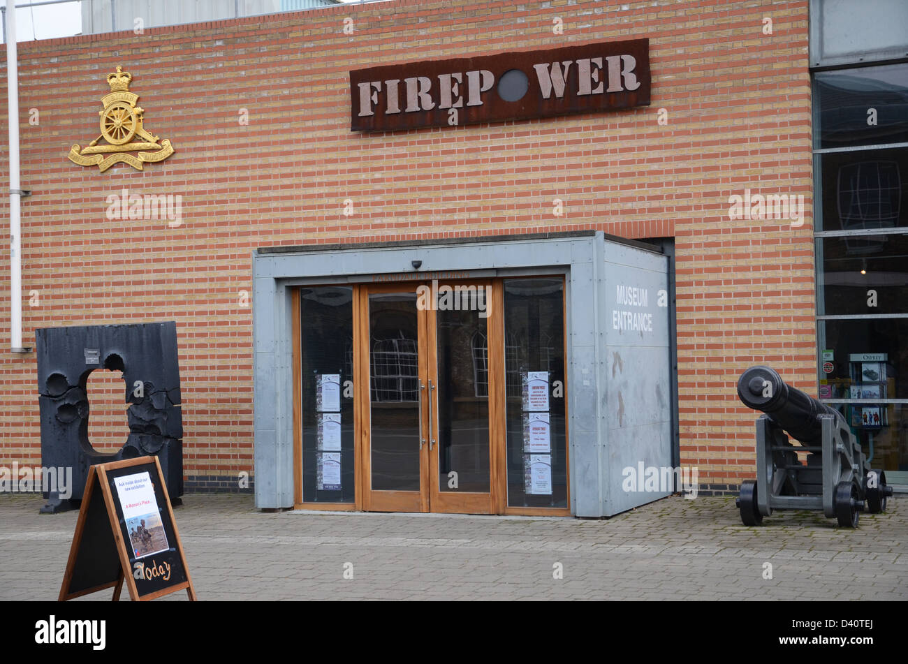 Puissance de feu - le musée de l'Artillerie royale de Woolwich, dans le sud de Londres Banque D'Images