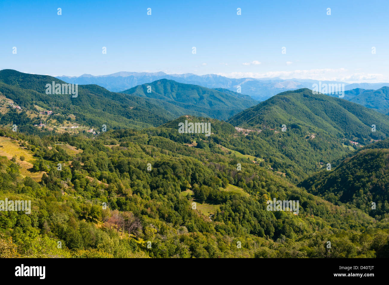 Pescaglia Montagne, Alpes Apuanes (Alpes Apuanes), la province de Lucques, Toscane, Italie Banque D'Images