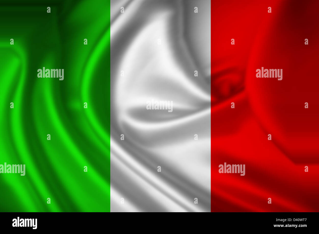 drapeau italien Banque D'Images