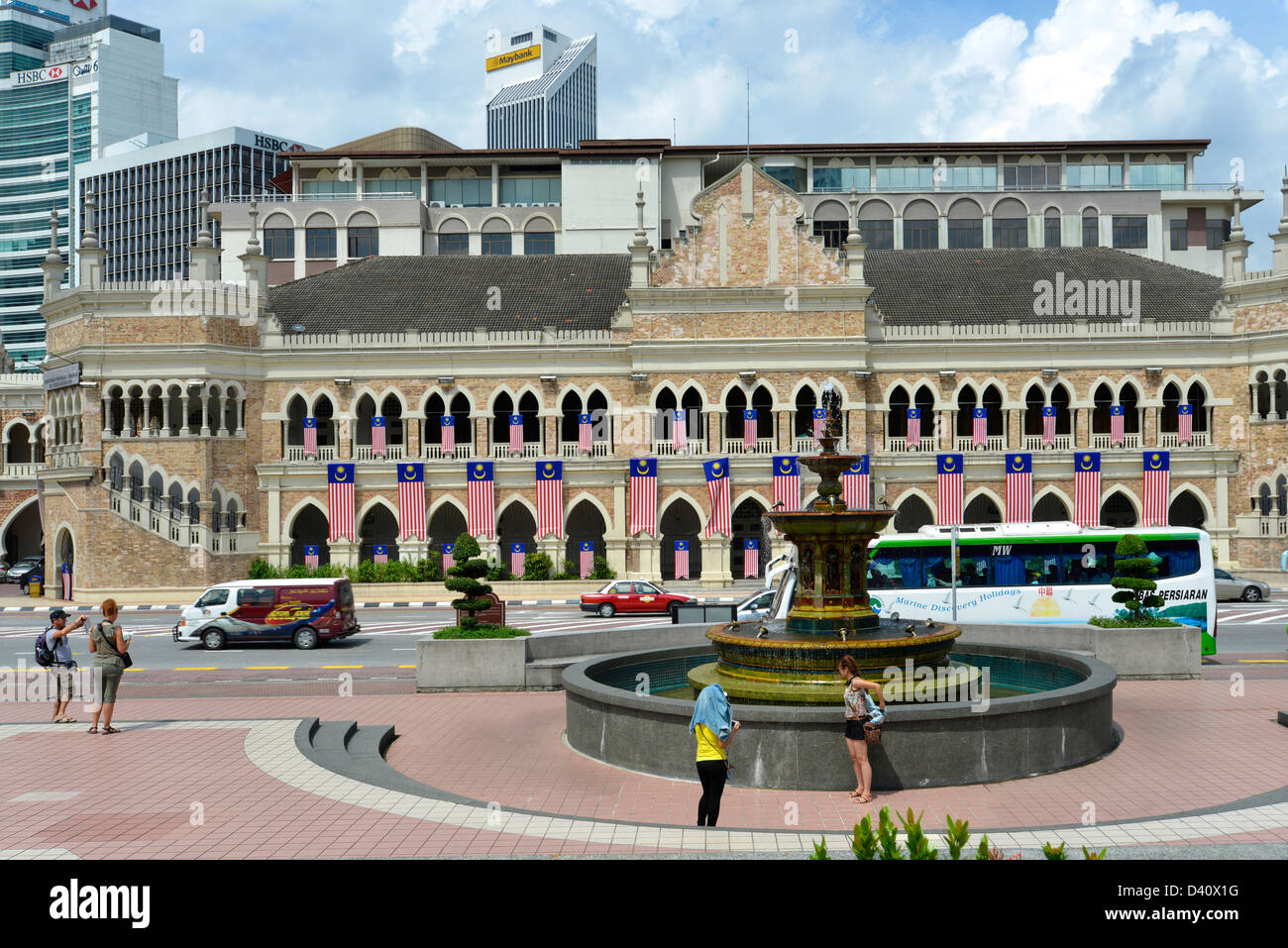 La Malaisie Kuala Lumpur Sultan Abdul Samad Palace de Merdeka Square Banque D'Images