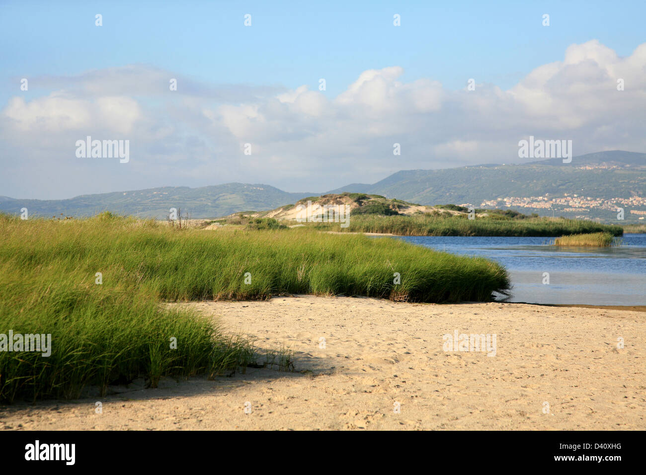 Sur le pittoresque paysage marin de plages en Sardaigne, Italie. Banque D'Images