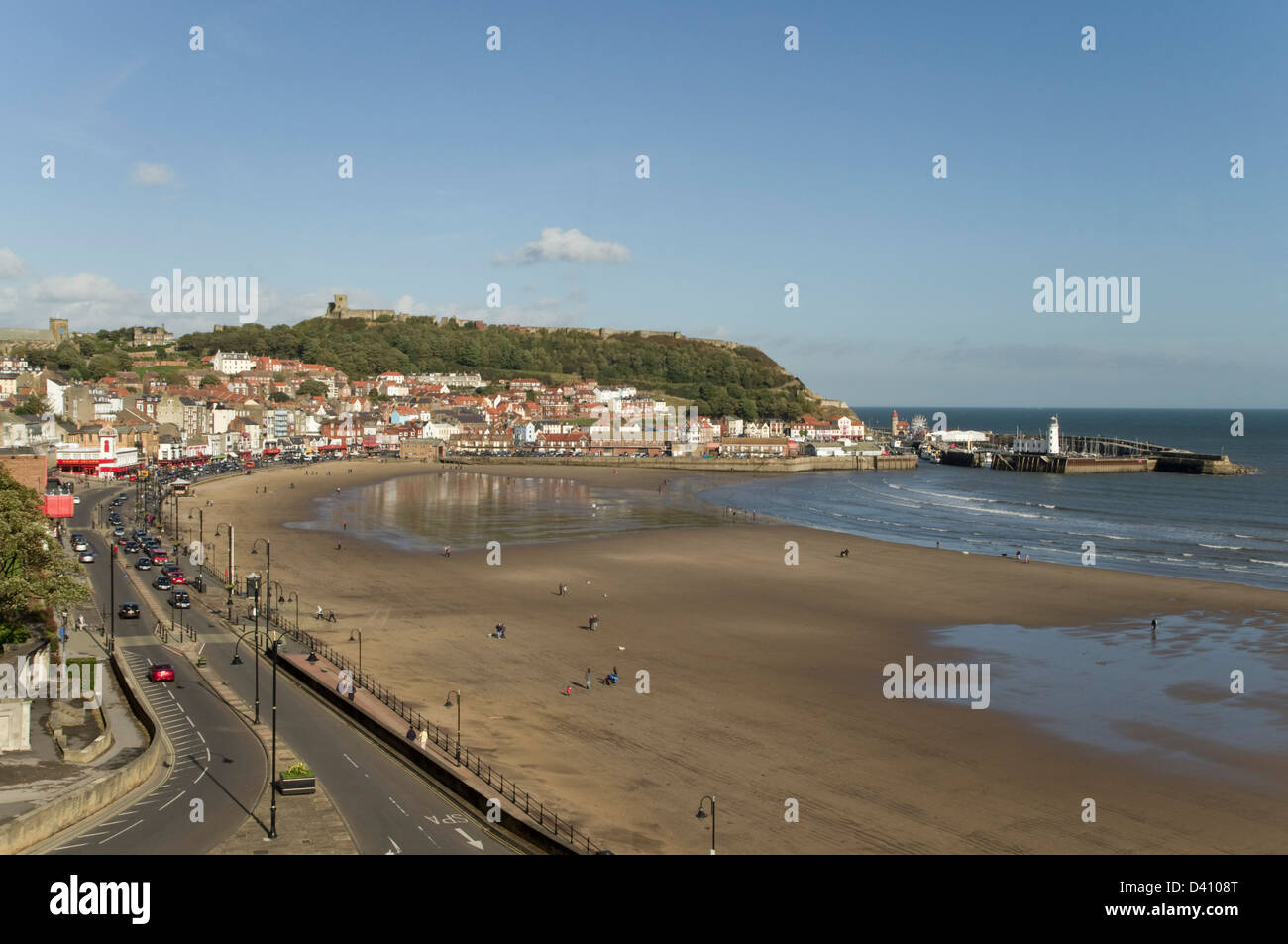 Scarborough south bay beach. Banque D'Images