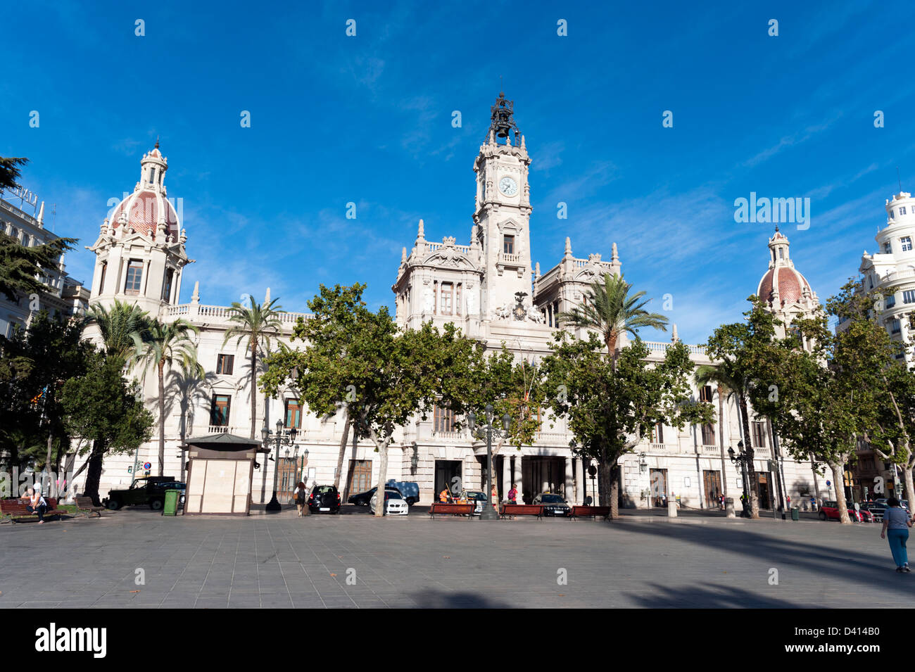 Hôtel de ville, Valencia, Espagne Banque D'Images