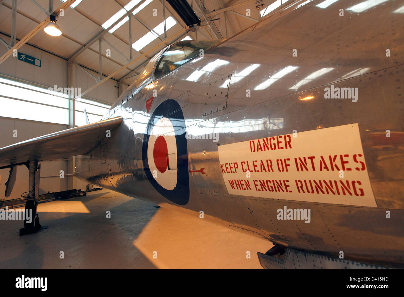 English Electric P1A WG760. Seul siège des aéronefs de recherche. Le type de production est devenu connu sous le nom de l'allégement et l'a été l'un des plus célèbres avions de chasse britannique après la Seconde Guerre mondiale 2 et a été capabler de Mach 2 Banque D'Images