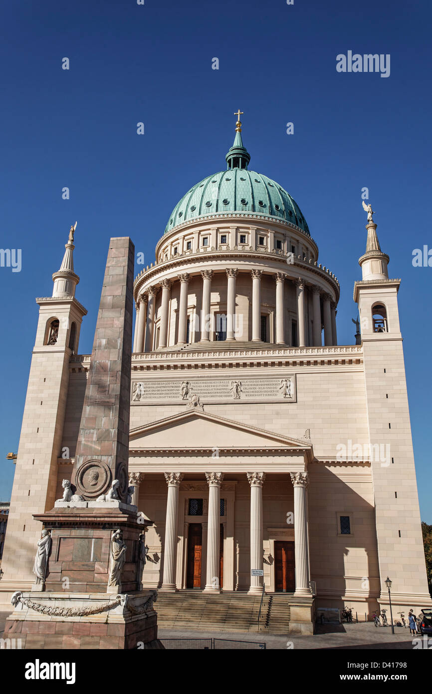 L'église Saint Nikolai , Potsdam, Brandebourg, Allemagne Banque D'Images