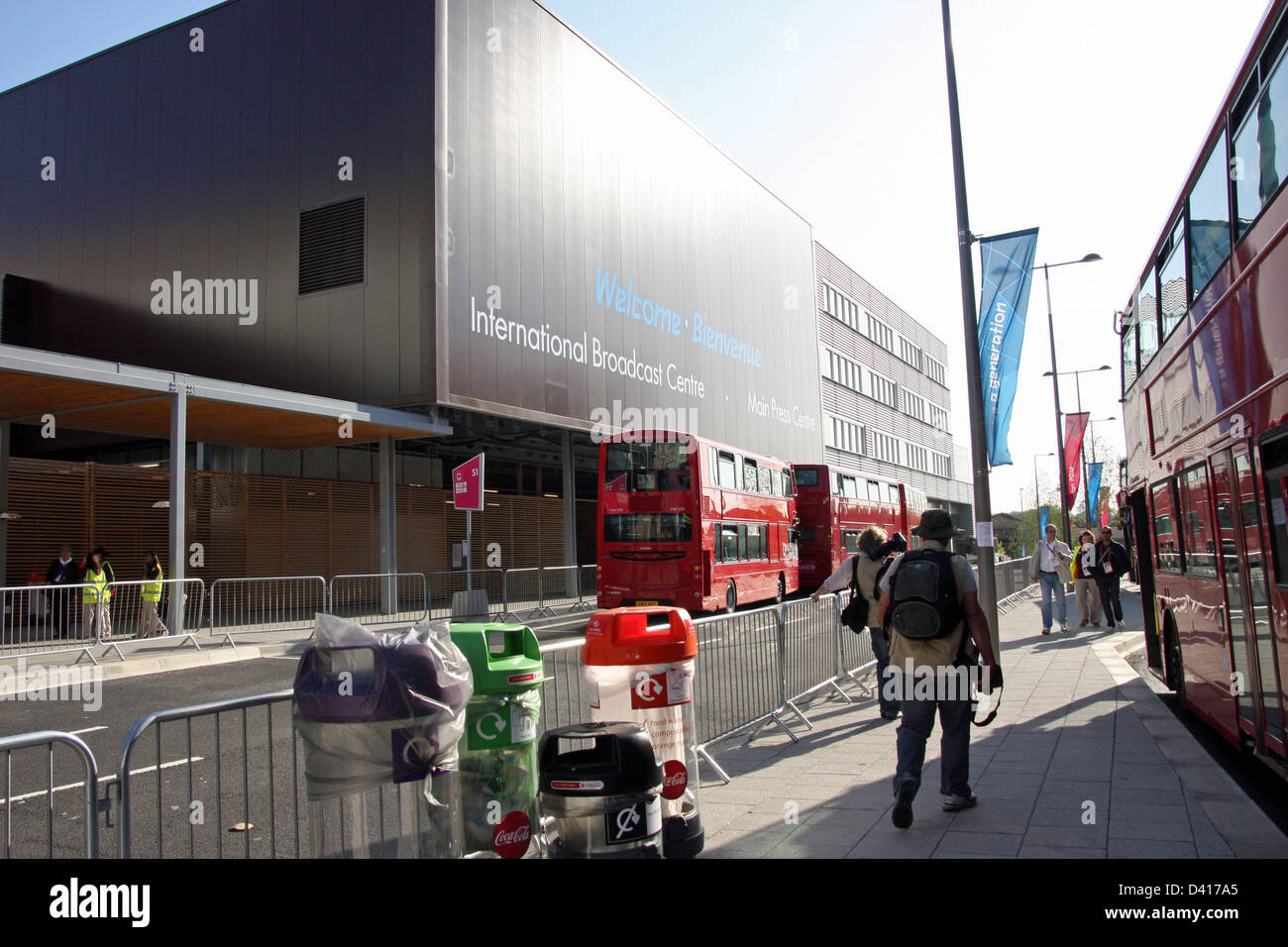 Le centre international de radio et Télévision (CIRTV) a été utilisé pour loger tous les mondes médias durant les Jeux Olympiques et Paralympiques de 2012 à Londres Banque D'Images