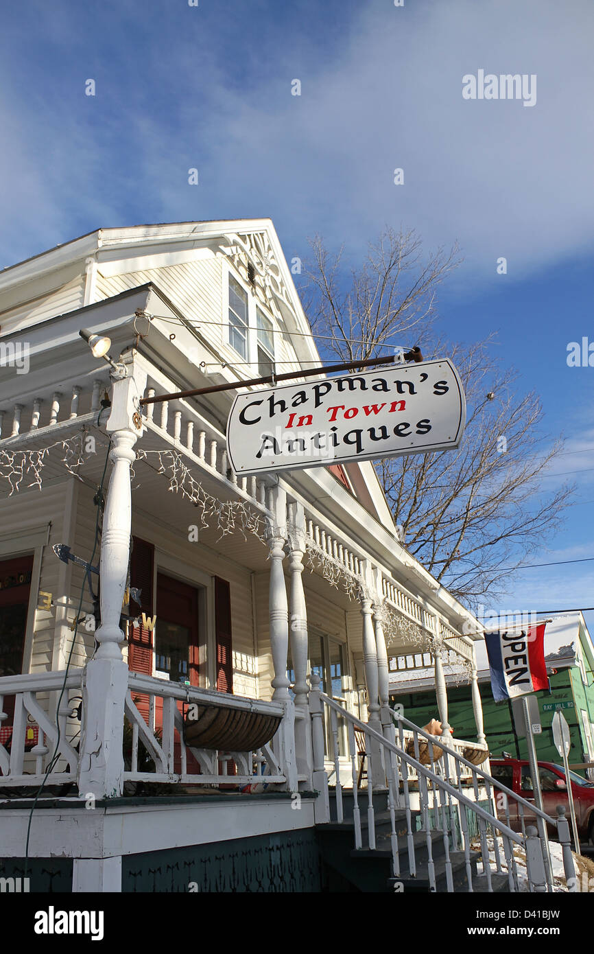 Chapman's en ville Antiquités, Wilmington, Delaware Banque D'Images