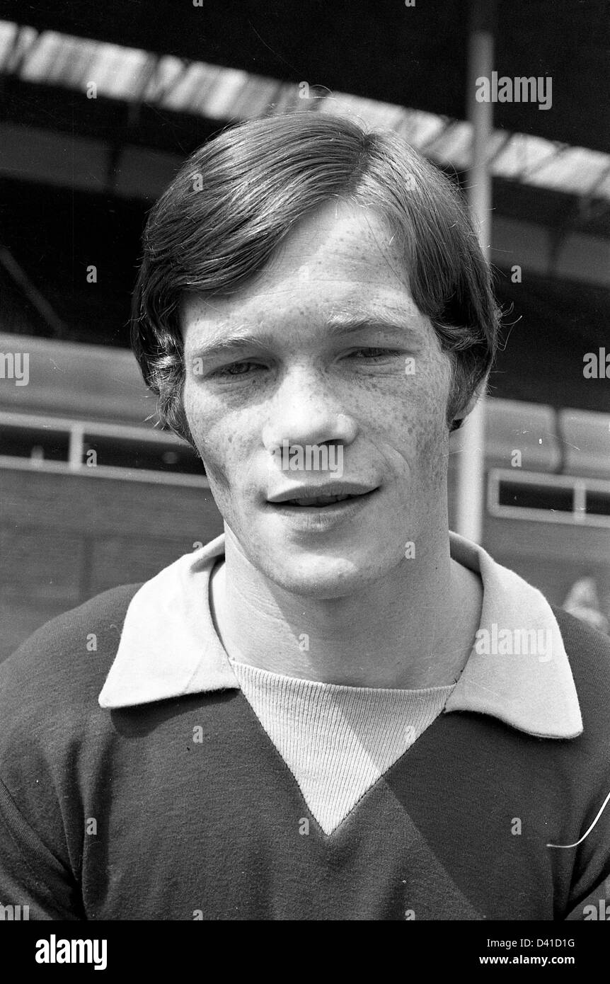 Brian Rowan Aston Villa Football FC 1969 Banque D'Images