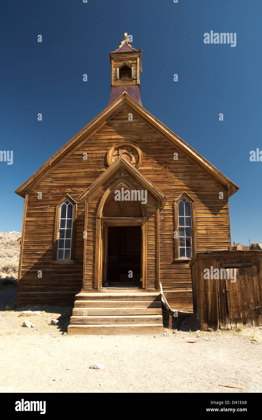 La ville minière abandonnée Bodie, en Californie, USA Banque D'Images