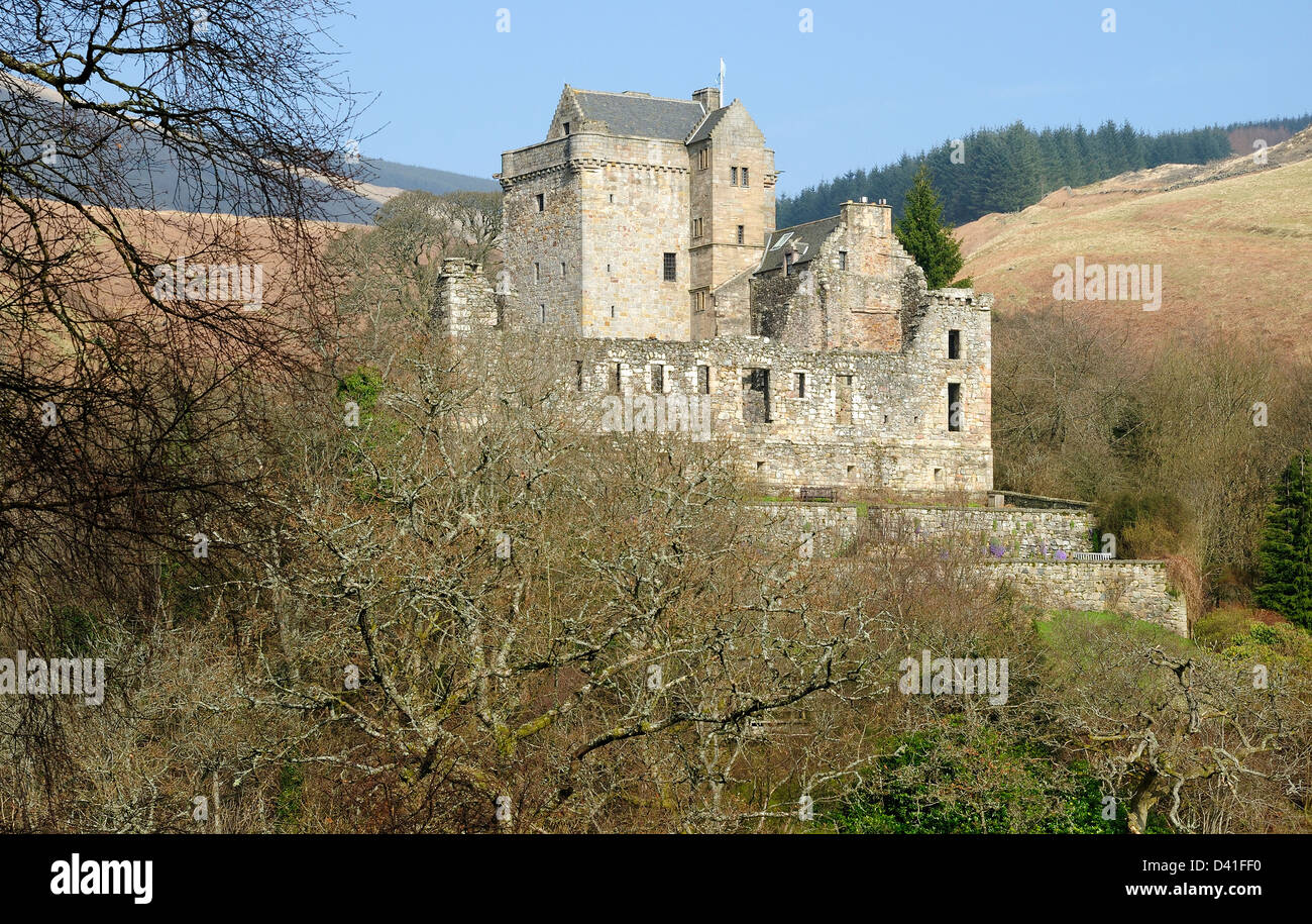 Castle Campbell en Dollar Glen, Clackmannanshire Banque D'Images