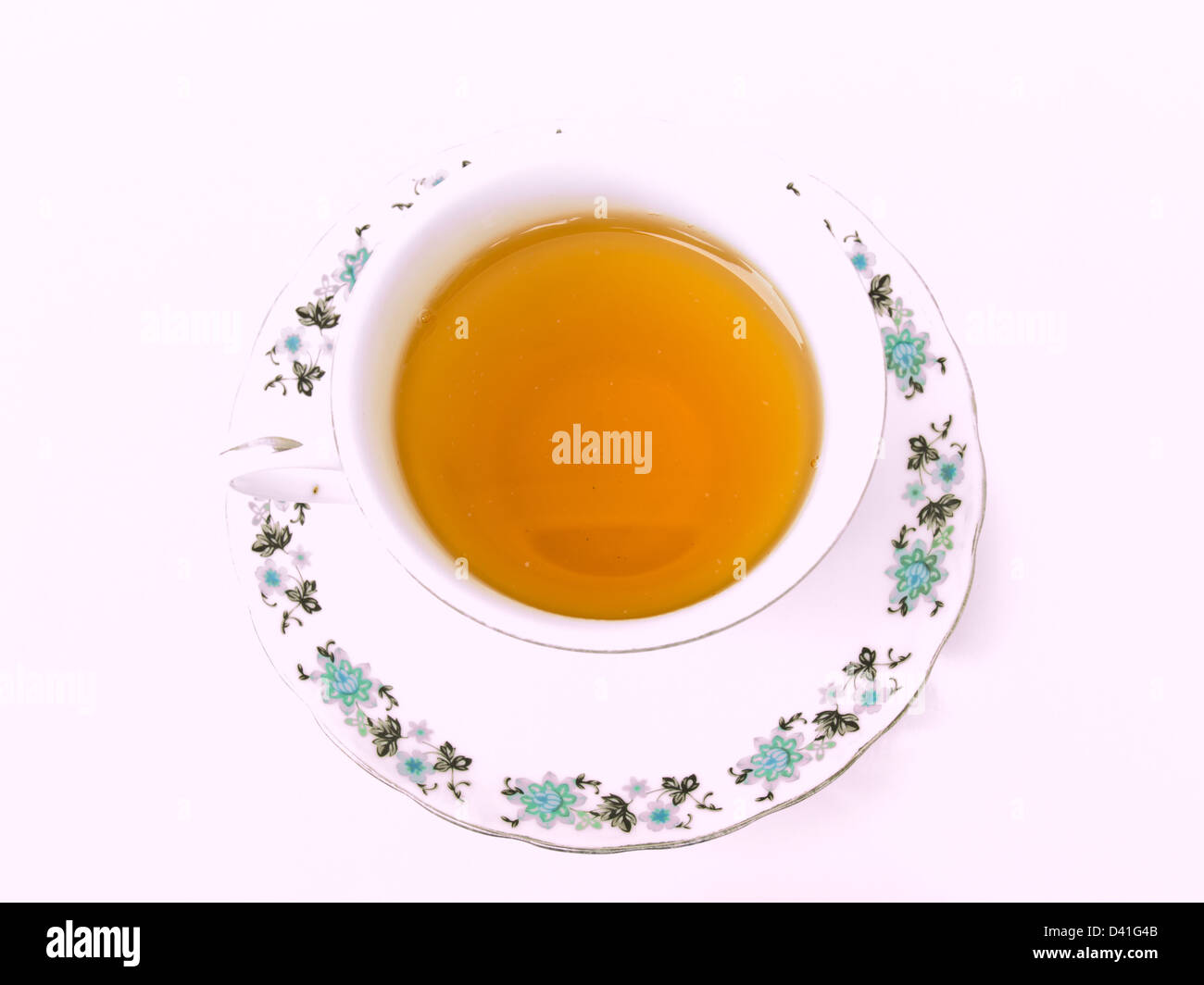 Une tasse à thé en porcelaine Chinoise Banque D'Images