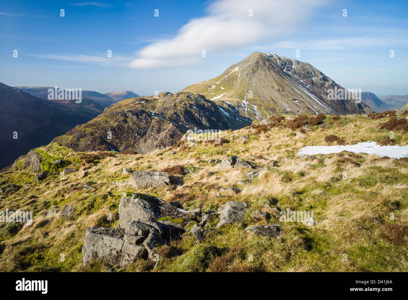 Crag haute forme meules de foin, Cumbria, Parc National de Lake District, England, UK Banque D'Images