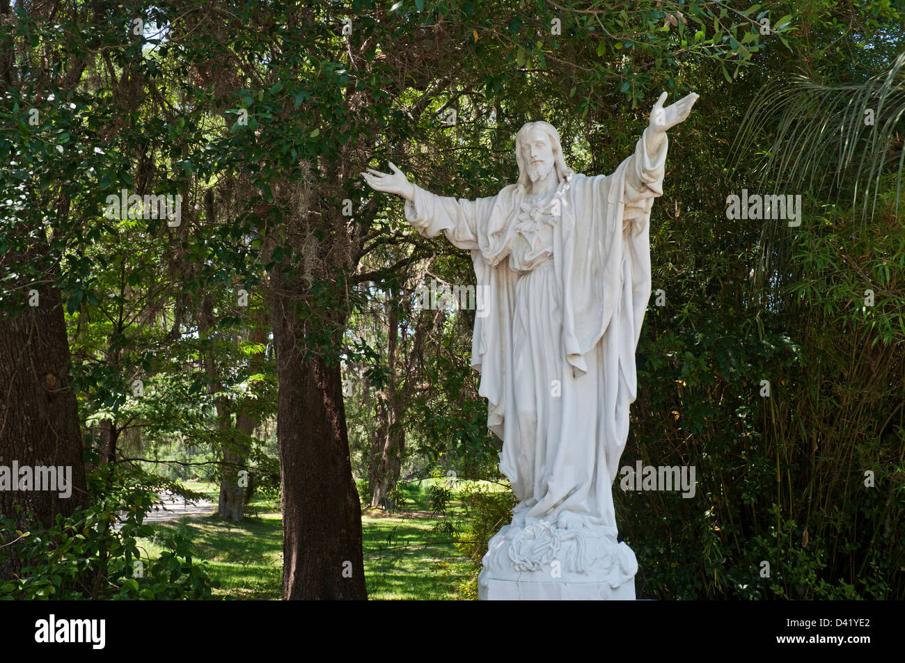 Mepkin Abbey est une communauté de moines Trappist-Cistercian catholique romaine située sur la rivière Cooper juste au nord de Charleston SC. Banque D'Images