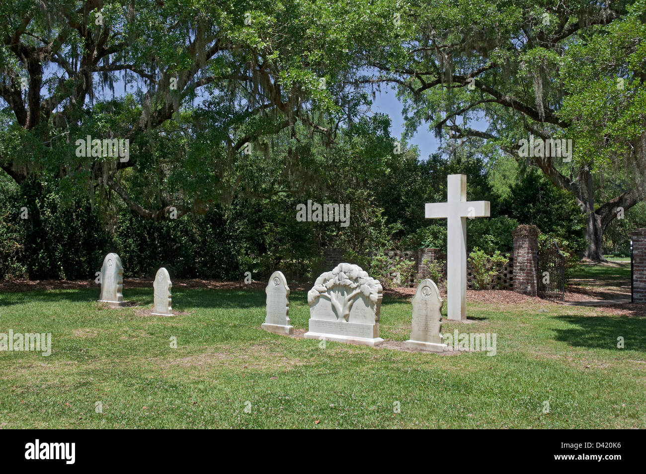 Mepkin Abbey est une communauté de moines Trappist-Cistercian catholique romaine située sur la rivière Cooper juste au nord de Charleston SC. Banque D'Images