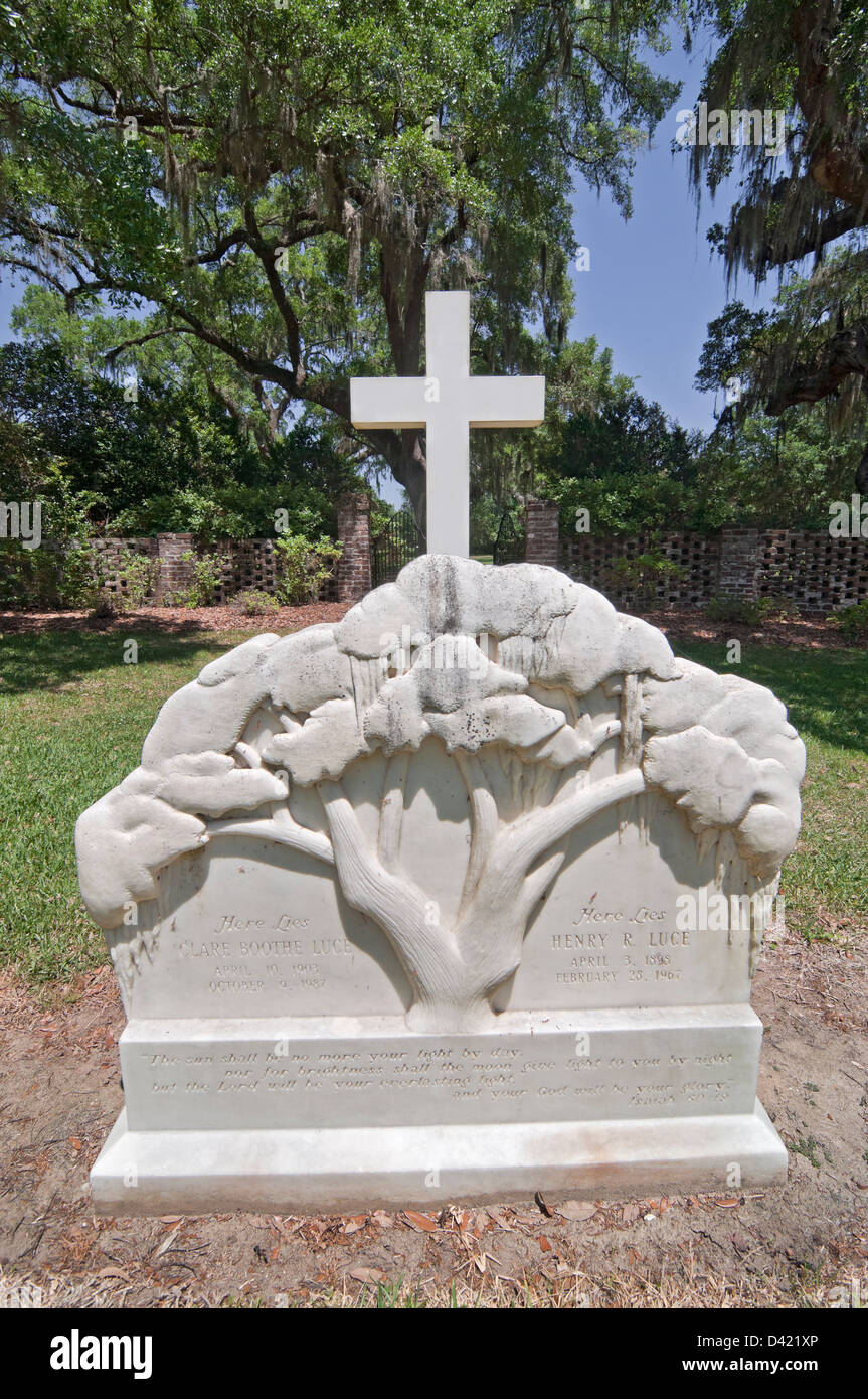 Mepkin Abbey est une communauté de moines Trappist-Cistercian catholique romaine située sur la rivière Cooper juste au nord de Charleston SC. Banque D'Images