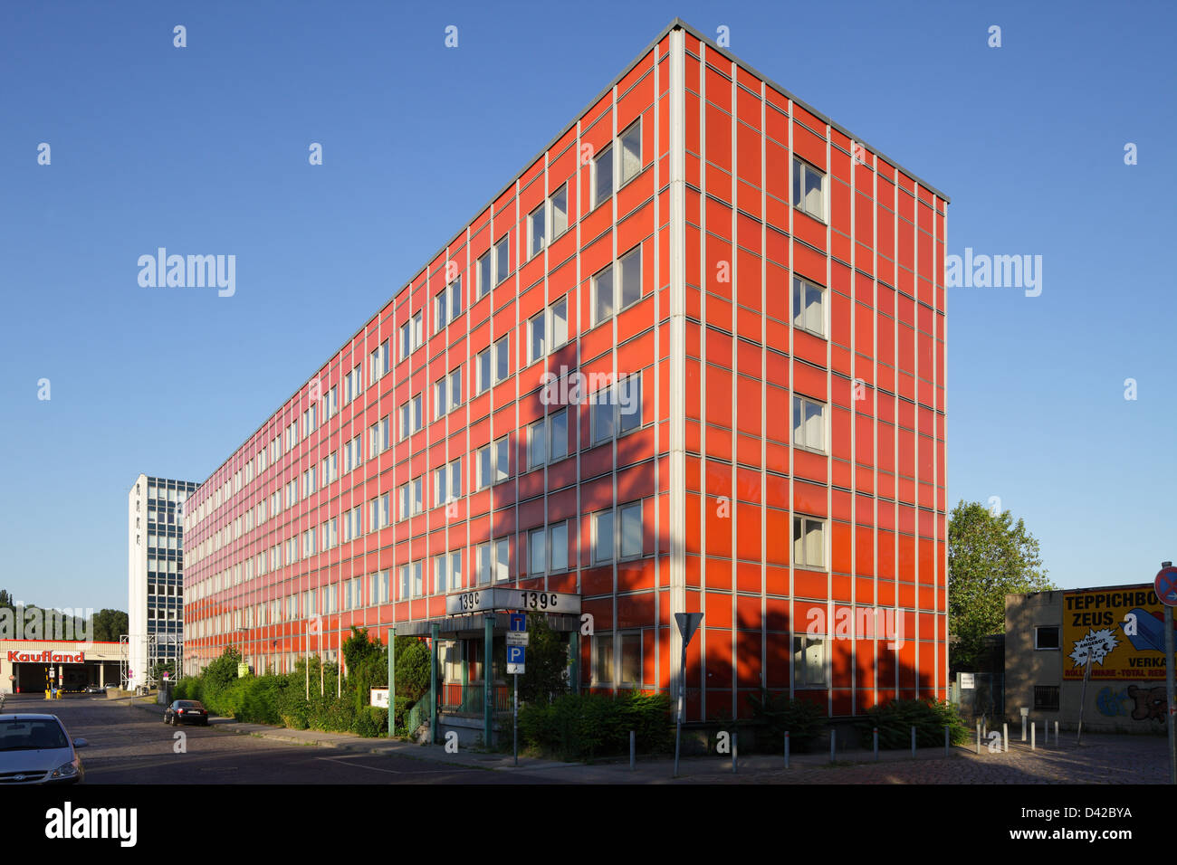 Berlin, Allemagne, un immeuble de bureaux dans la rue Storkower 139C Banque D'Images