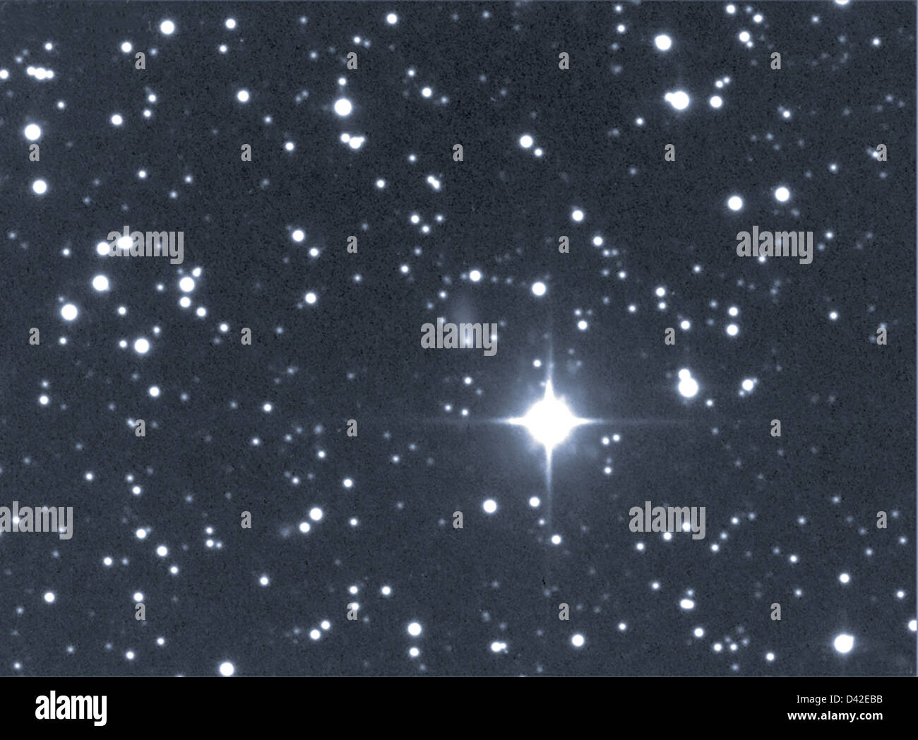 2012 la comète ISON (S1), photographié le 2 mars 2013. Banque D'Images