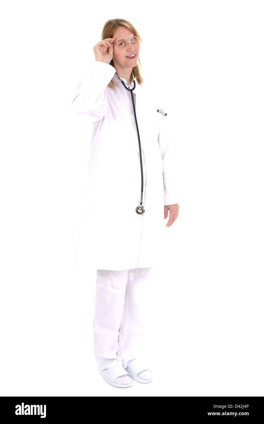 Femme médecin Banque D'Images