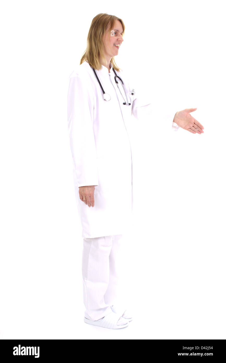 Femme médecin Banque D'Images