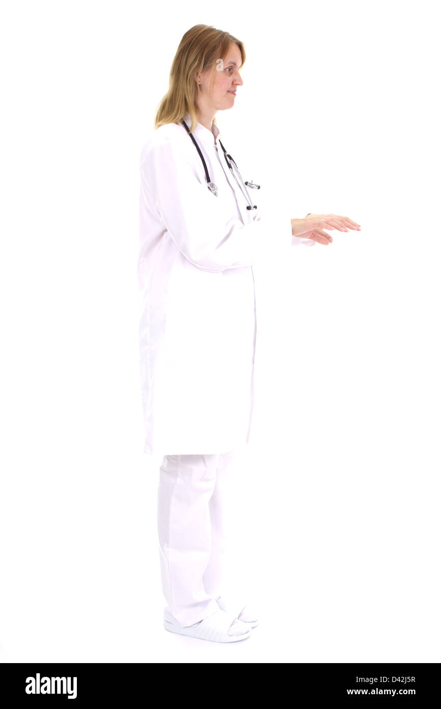 Femme médecin Banque D'Images