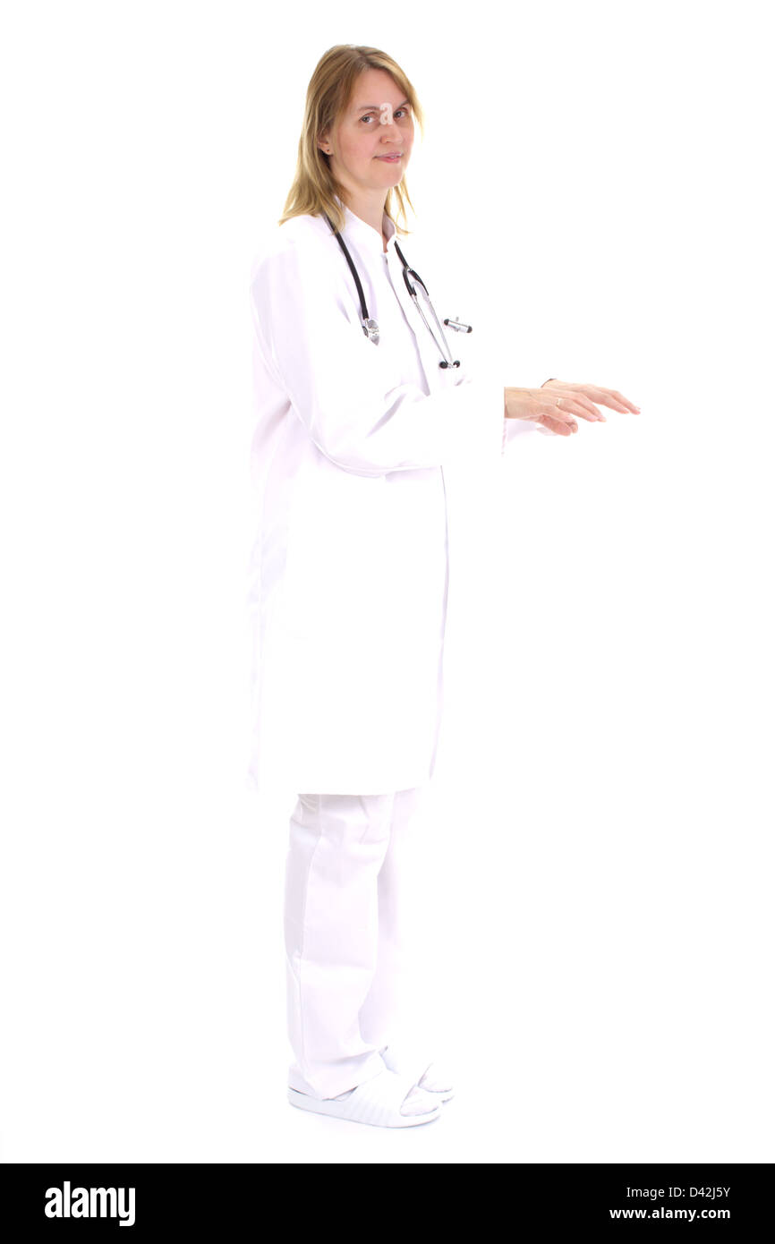 Femme médecin Banque D'Images