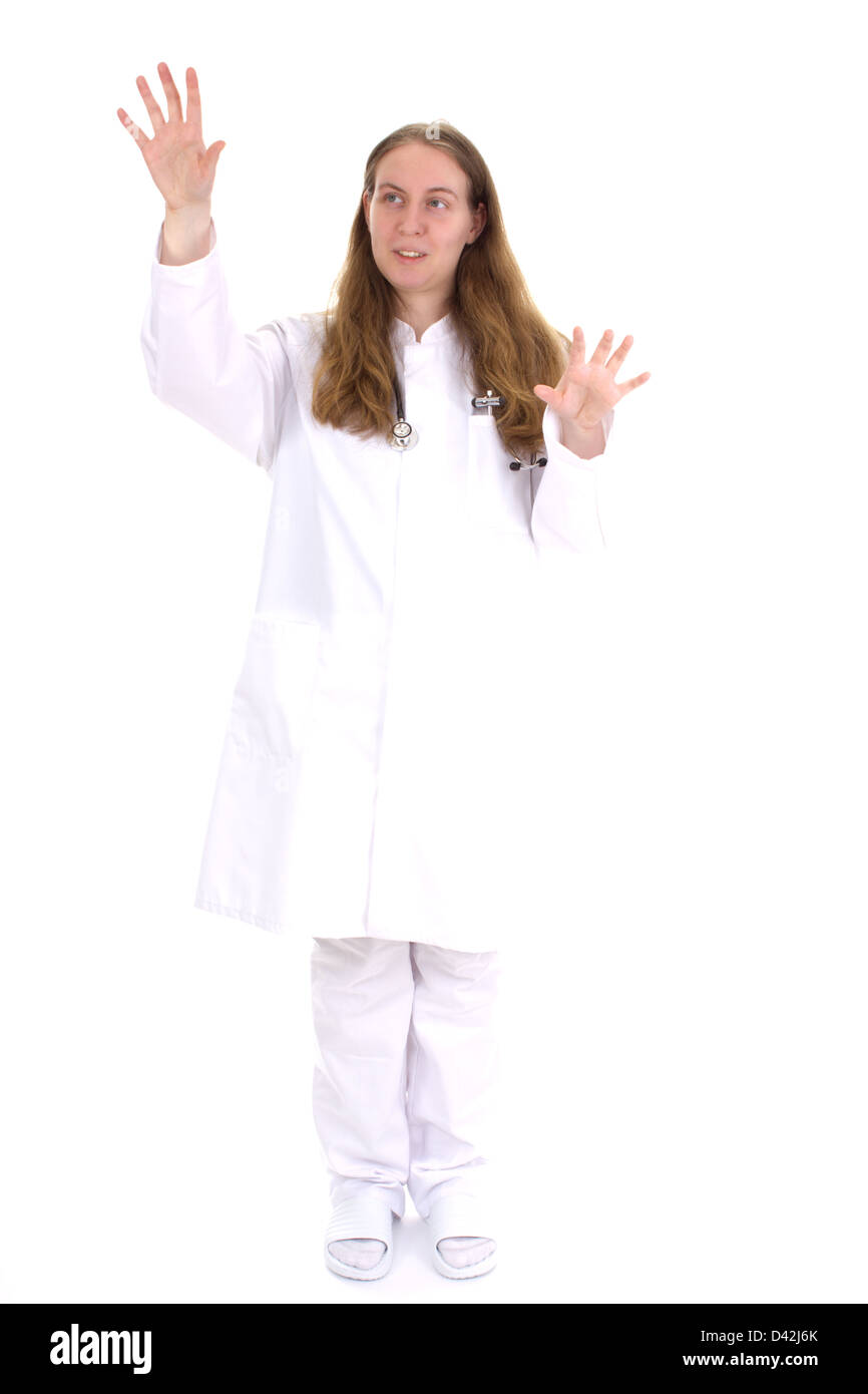 Femme médecin Banque D'Images