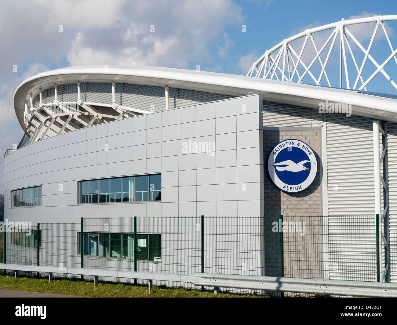 L'American Express Community Stadium, Brighton, autrement connu comme le stade de l'Amex Banque D'Images L'American Express Community Stadium, Brighton, autrement connu comme le stade de l'Amex Banque D'Images