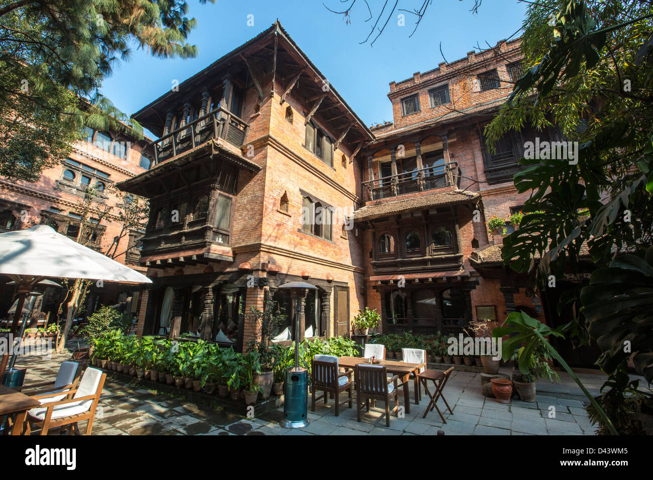 Farrell boutique hotel, Kathmandu, Népal Banque D'Images