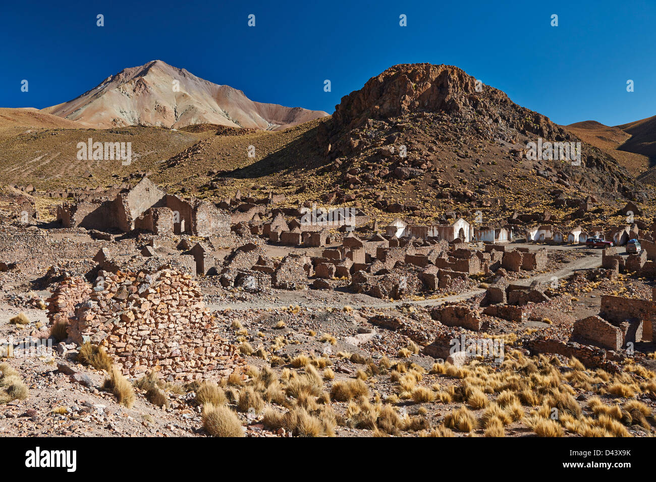 San Antonio de Lipez, ville fantôme dans le paysage des Andes, de la Bolivie, de l'Amérique du Sud Banque D'Images
