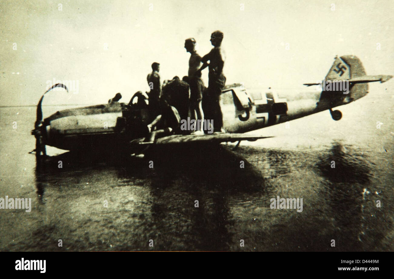 Le Messerschmitt BF 109b était une première variante de l'avion de chasse allemand de la seconde Guerre mondiale, connu pour sa vitesse et son efficacité au combat. Il a joué un rôle crucial dans les premiers combats aériens pendant la guerre. Banque D'Images