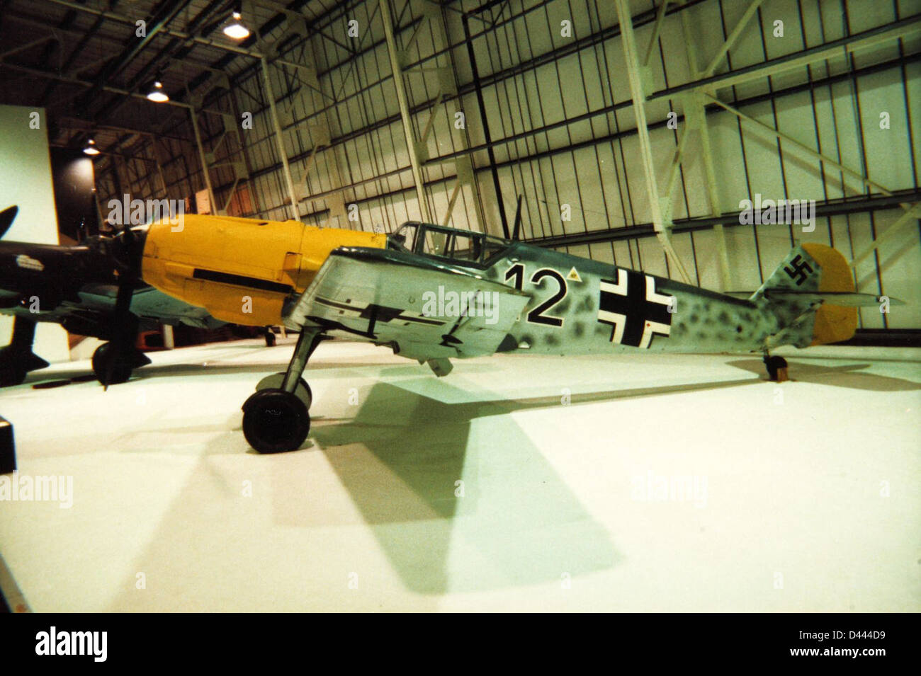 Le Messerschmitt BF 109B était un avion de chasse monomoteur allemand utilisé pendant la IIe Guerre mondiale connu pour sa vitesse, son agilité et son succès précoce au combat, il a joué un rôle crucial dans la domination de la Luftwaffe pendant le conflit. Banque D'Images