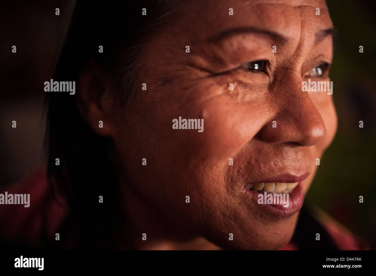 Un portrait d'un déplacement à Phrae, Thaïlande. Banque D'Images