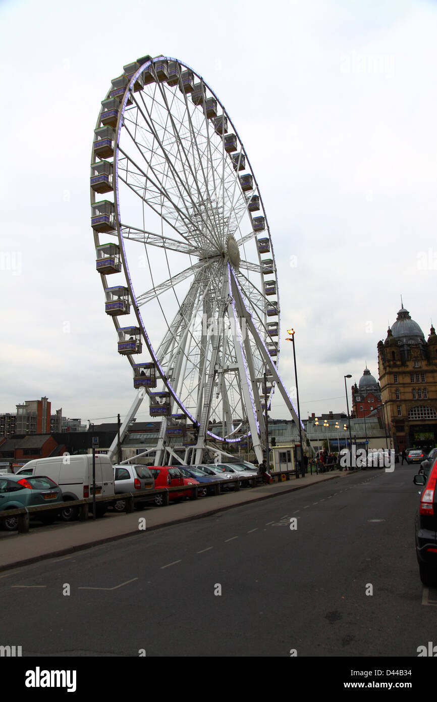 Leeds OWL, la roue d'observation Leeds Banque D'Images