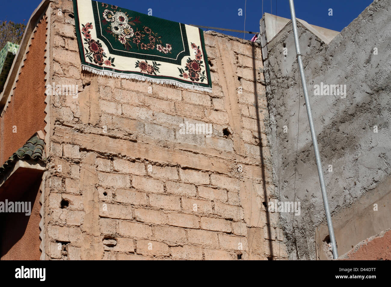 La pendaison d'un tapis Banque D'Images