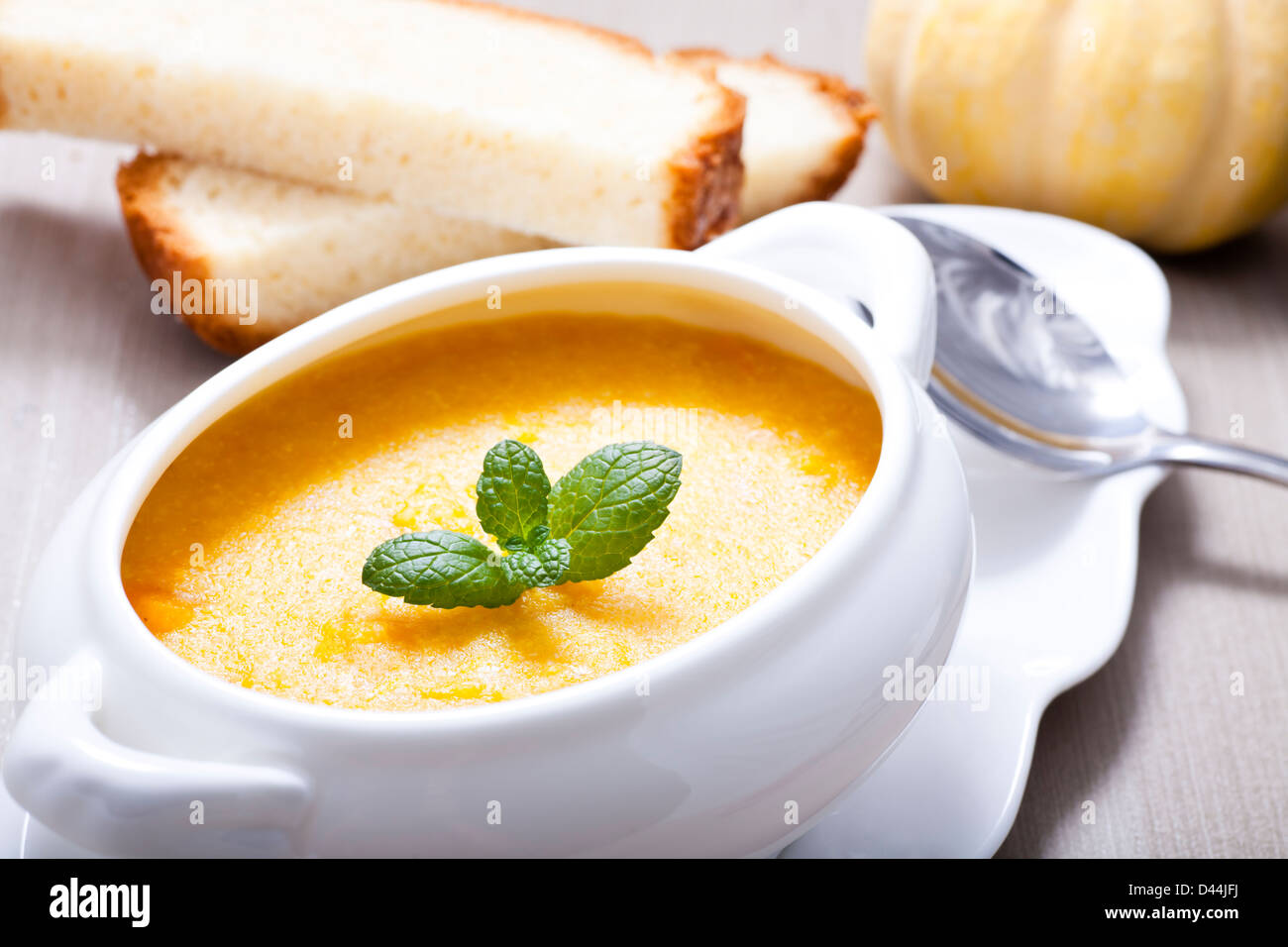 soupe de potiron Banque D'Images