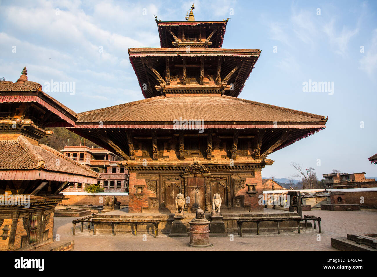 Indreshwor Temple, Panauti, village près de Katmandou, Népal Banque D'Images