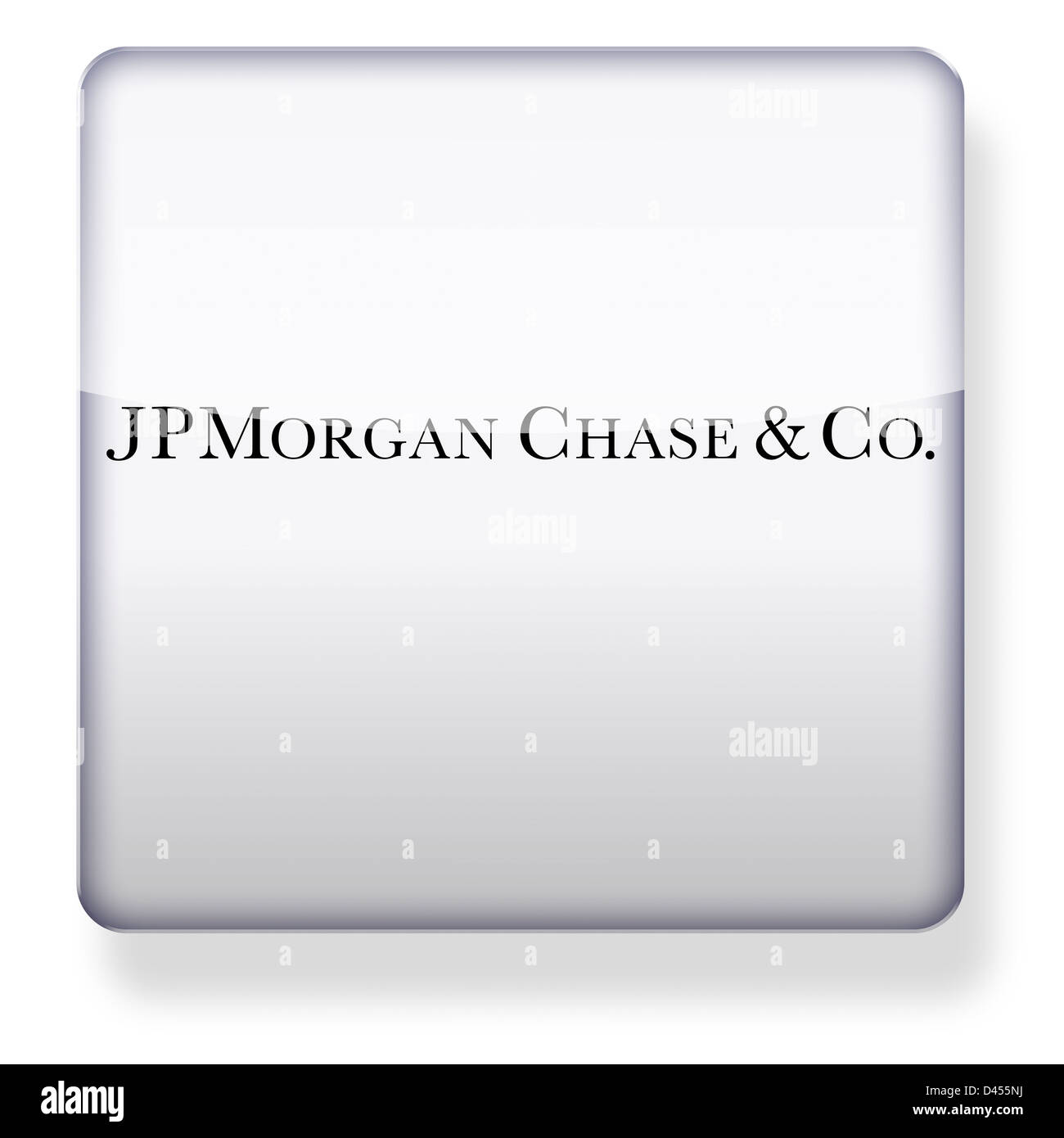 JP Morgan Chase logo comme une icône de l'application. Chemin de détourage inclus. Banque D'Images