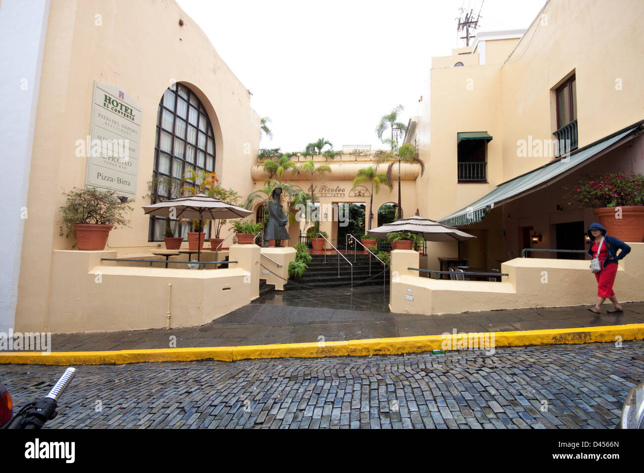 Avis de l'Hôtel El Convento, Old San Juan, Puerto Rico Banque D'Images