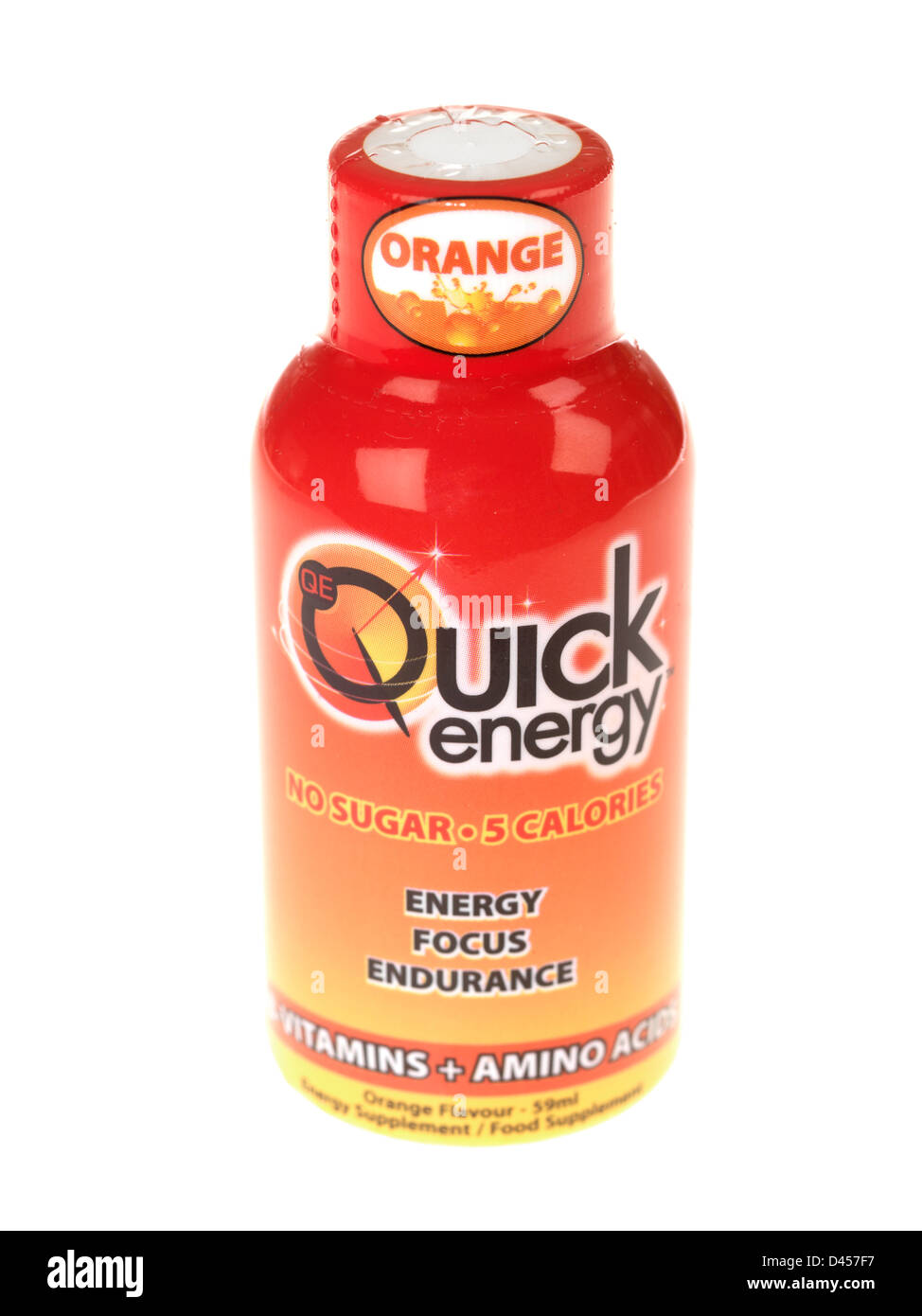 Energy drink orange Banque D'Images