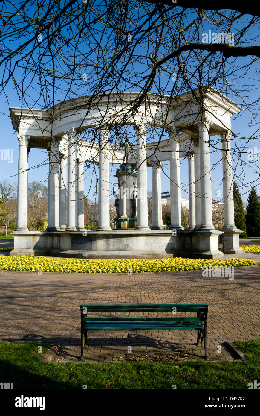 Wales National War Memorial, Alexandra Gardens, Cathays Park, Cardiff, Pays de Galles, Royaume-Uni. Banque D'Images