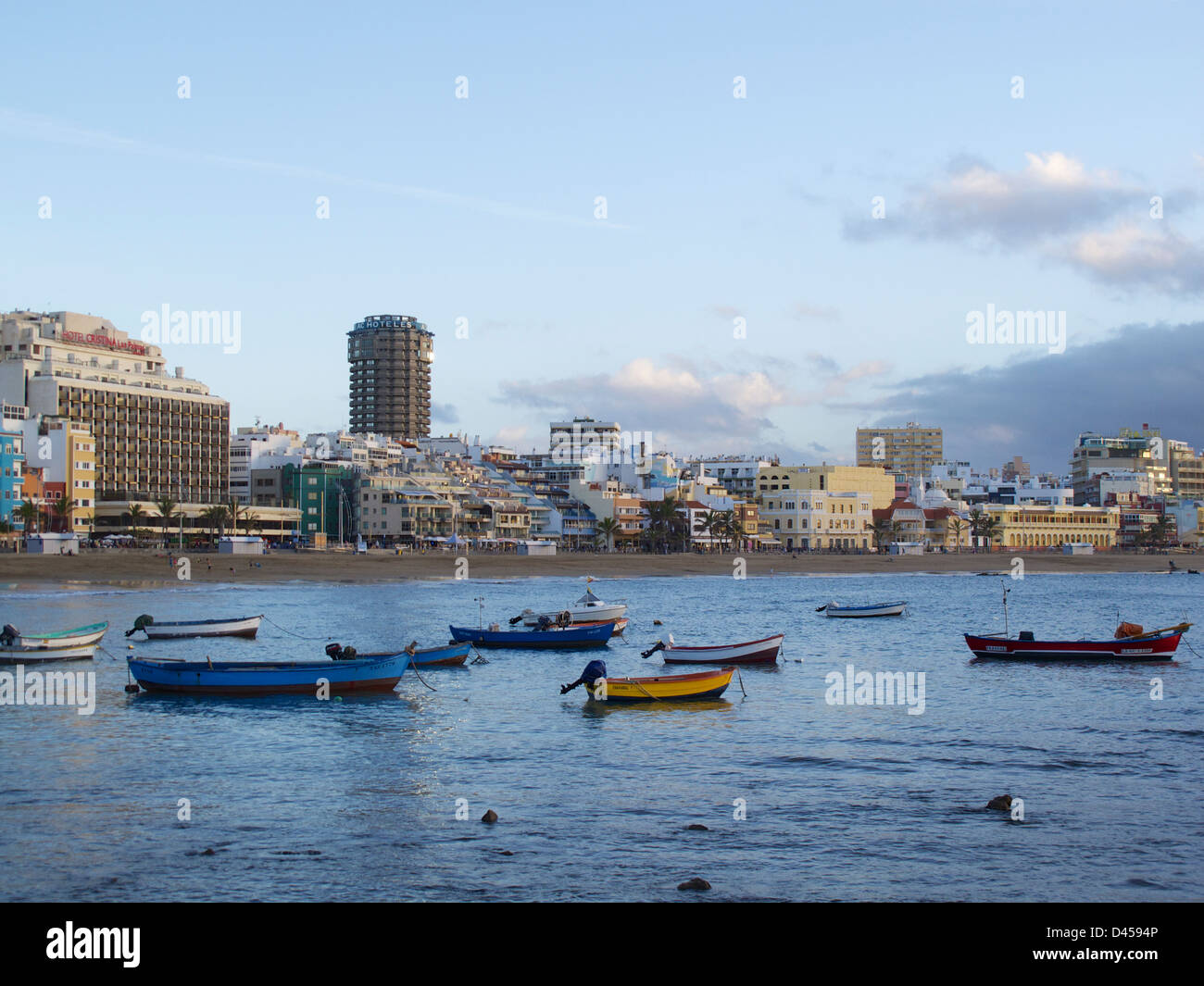 Playa de las Canteras , Las Palmas , Grande Canarie , Canaries Banque D'Images