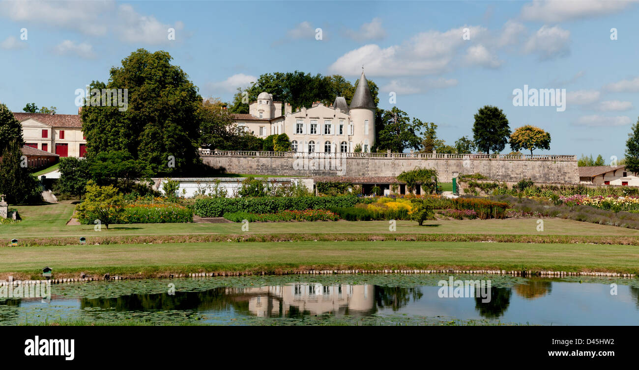 Château Lafite Rothschild à Pauillac Medoc Nr Bordeaux France Banque D'Images