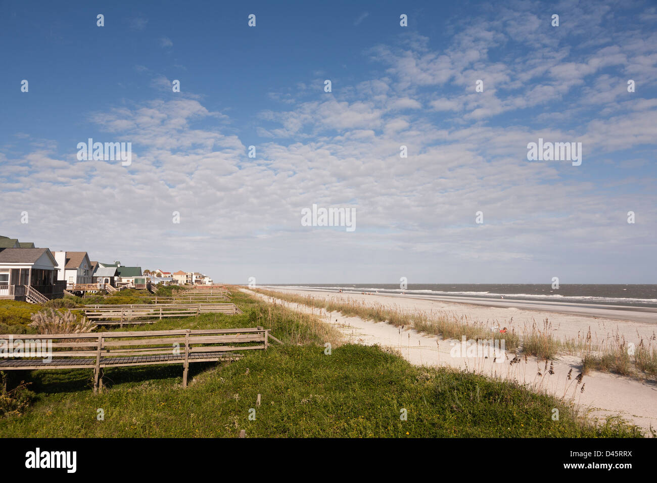 Folly Beach, Charleston County, Caroline du Sud, USA Banque D'Images